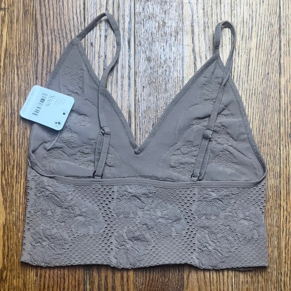 NWT Free People intimately Candy Seamless Bra XS/S nude sand bra - Picture 4 of 10